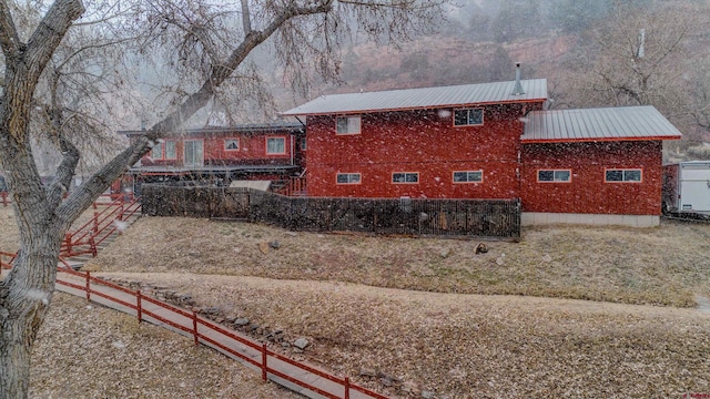 view of rear view of house