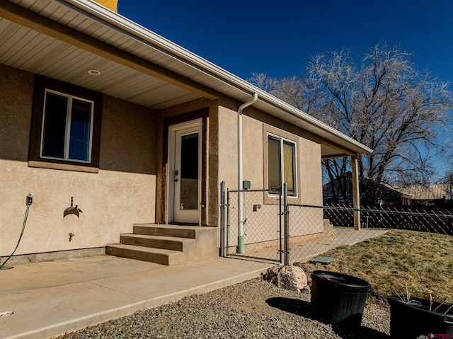 view of entrance to property