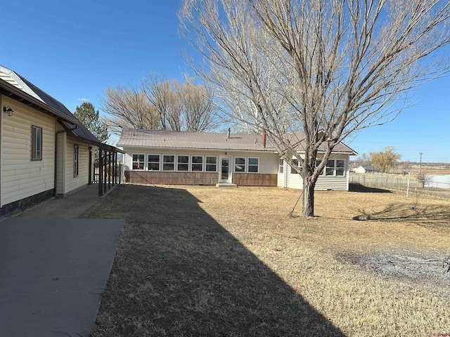 view of rear view of house