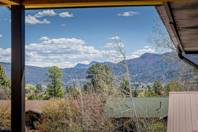 view of mountain feature