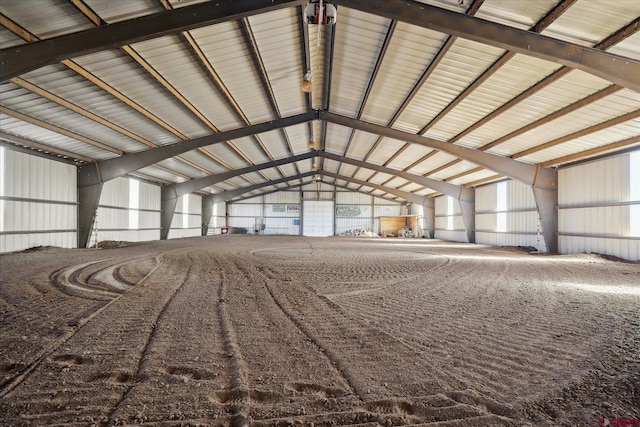 view of horse barn