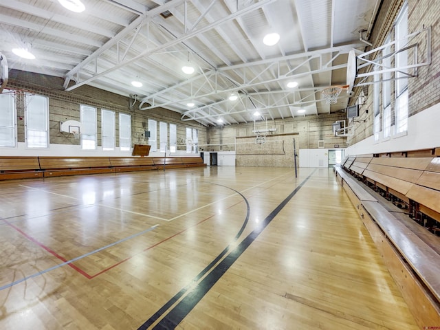 view of sport court