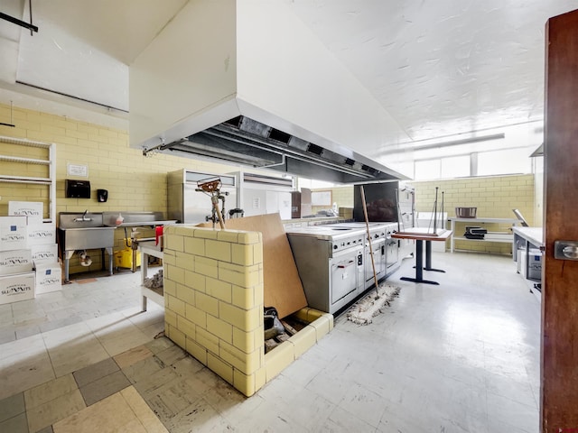 kitchen with sink