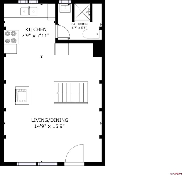 1015 E Stollsteimer Rd, Pagosa Springs, CO 81147 - floor plan / room layout