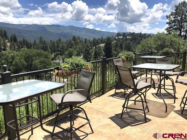 exterior space featuring a mountain view