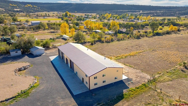 aerial view featuring a mountain view