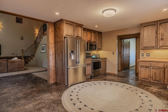 kitchen with stainless steel appliances