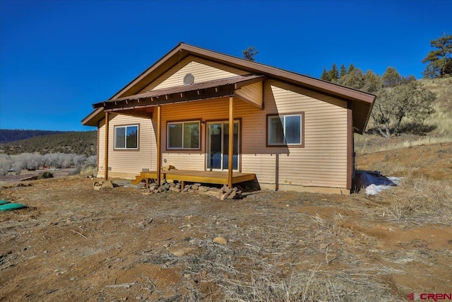 view of rear view of house