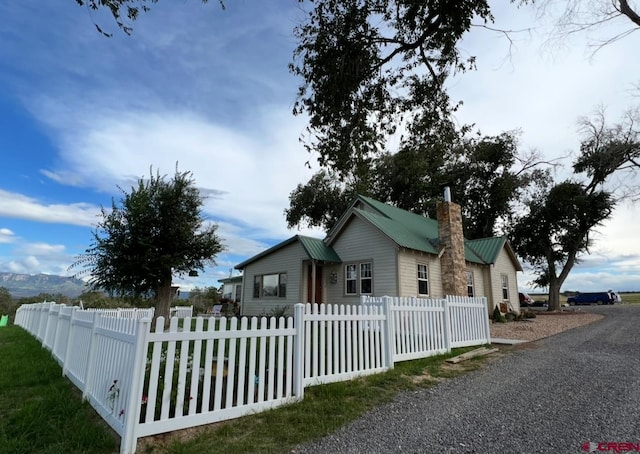 view of front of home