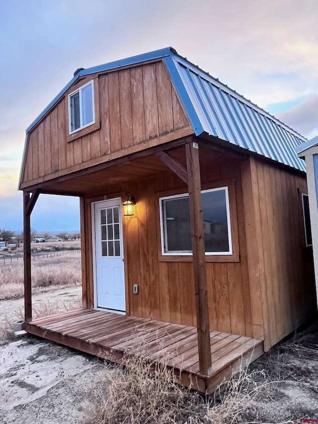 view of outbuilding