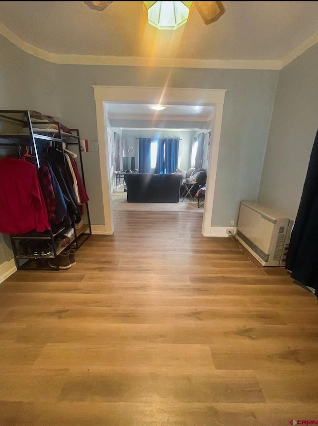 interior space featuring light hardwood / wood-style floors