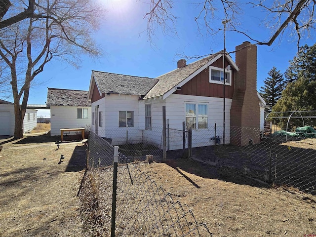 view of rear view of property