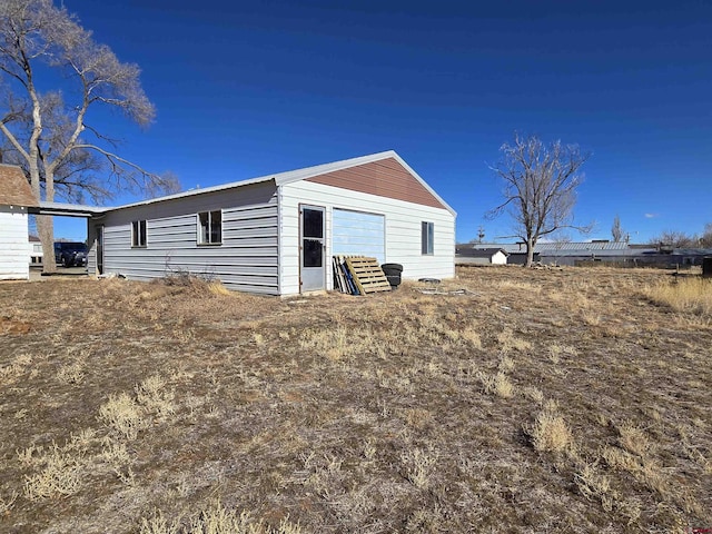 view of back of property