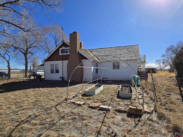 view of back of property