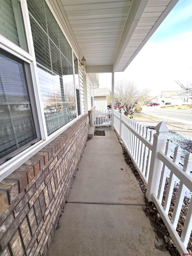 balcony with a porch