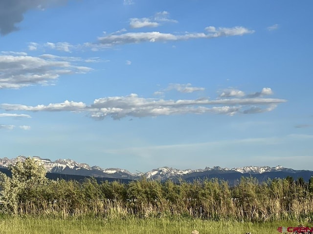 view of mountain feature