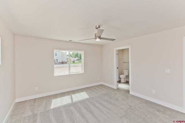 670 Nuvue St Cyprus Floorplan, Cyprus Floorplan, Delta, CO 81416 - unfurnished bedroom with carpet, ensuite bathroom, and ceiling fan