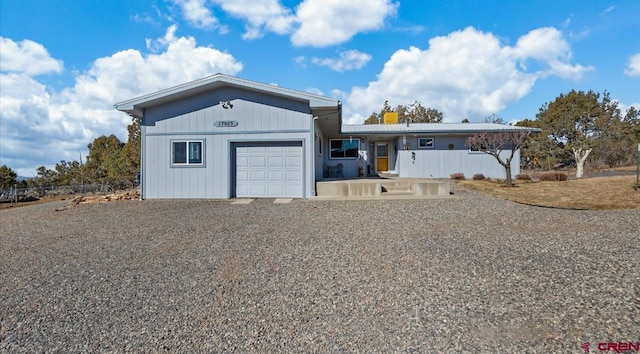 view of front of house featuring an attached garage