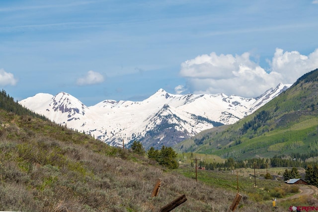 view of mountain feature