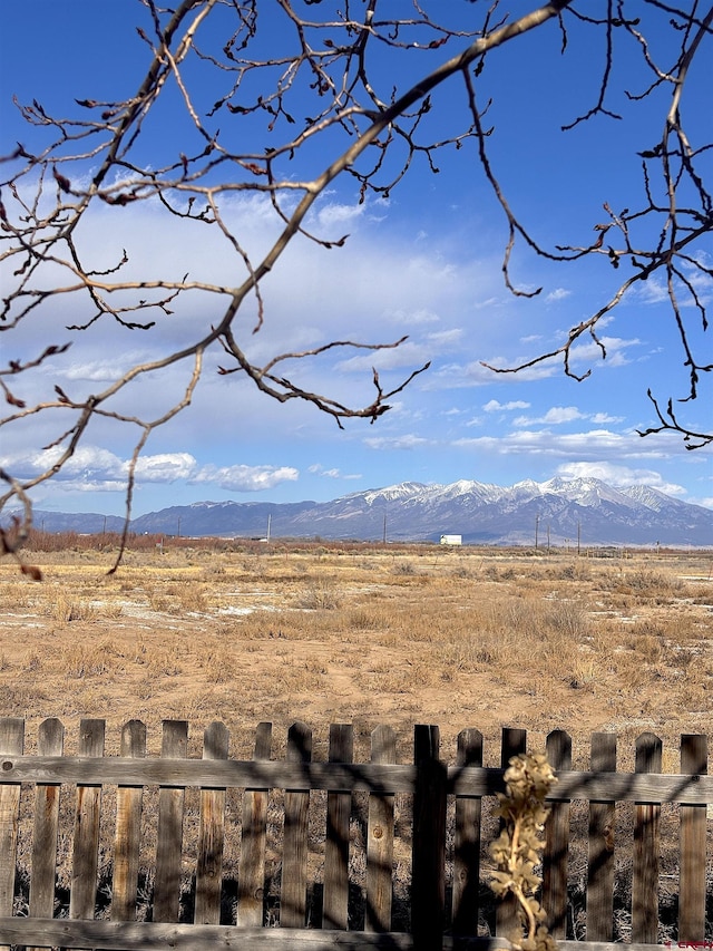 view of mountain feature