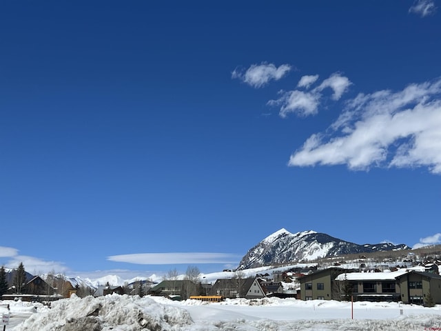 view of mountain feature