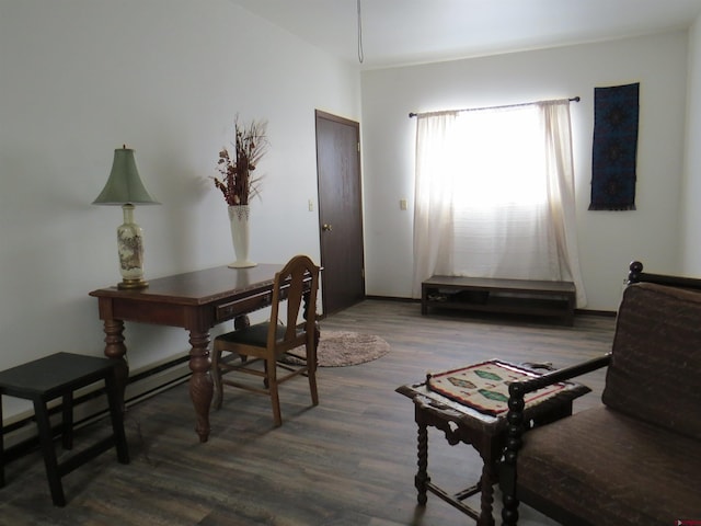 interior space featuring wood finished floors