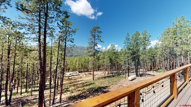 exterior space with a view of trees