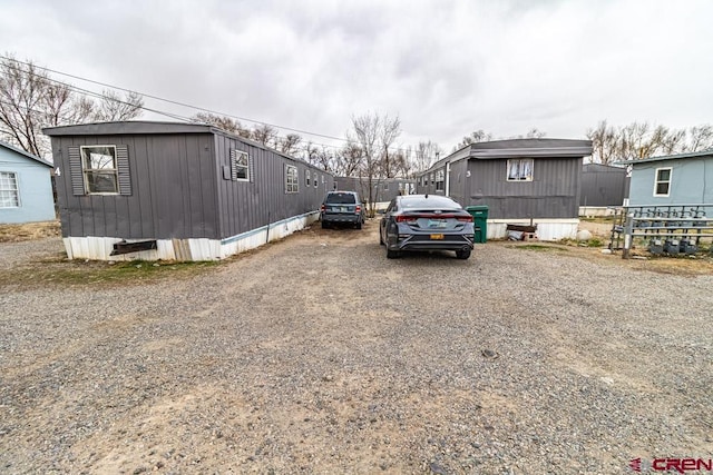 exterior space featuring driveway