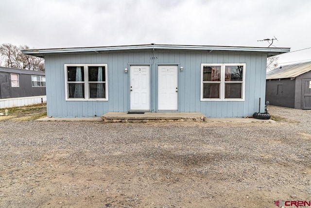 view of front of home