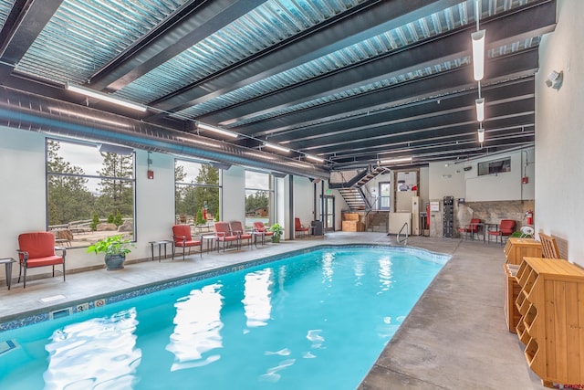 view of indoor pool