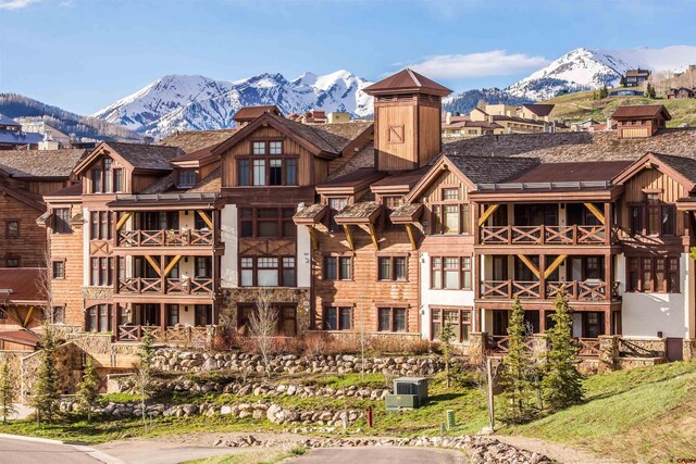 14 Hunter Hill Rd Unit C302, Mount Crested Butte, CO 81225 - view of property with a mountain view