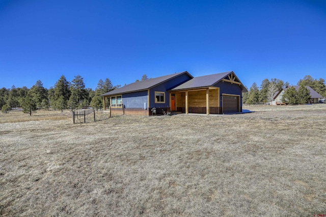 236 Arrowhead Dr, Pagosa Springs, CO 81147 - view of front of home featuring an attached garage