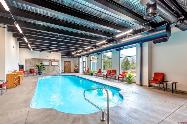 view of indoor pool