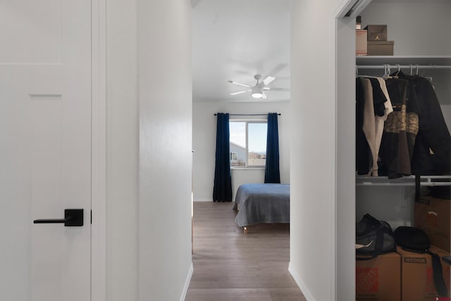 2305 Mountain Pines Dr, Montrose, CO 81401 - corridor featuring baseboards and wood finished floors