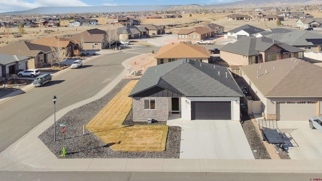 2305 Mountain Pines Dr, Montrose, CO 81401 - birds eye view of property featuring a mountain view and a residential view