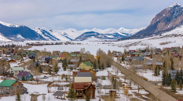 407 Cascadilla St, Crested Butte, CO 81224 - mountain view with nearby suburban area