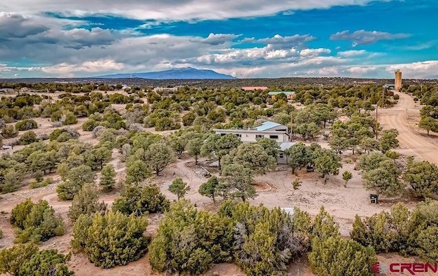2 S Buffalo Dr, Walsenburg, CO 81089 - birds eye view of property featuring a mountain view