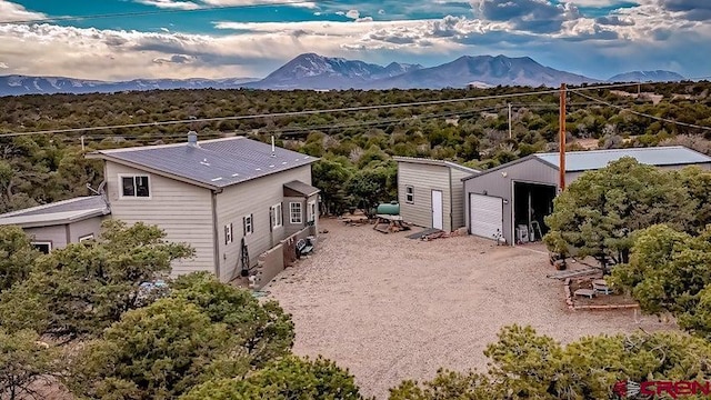 2 S Buffalo Dr, Walsenburg, CO 81089 - drone / aerial view featuring a mountain view