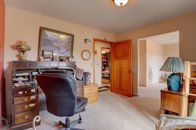18725 Rd 25.8, Dolores, CO 81323 - carpeted home office featuring baseboards