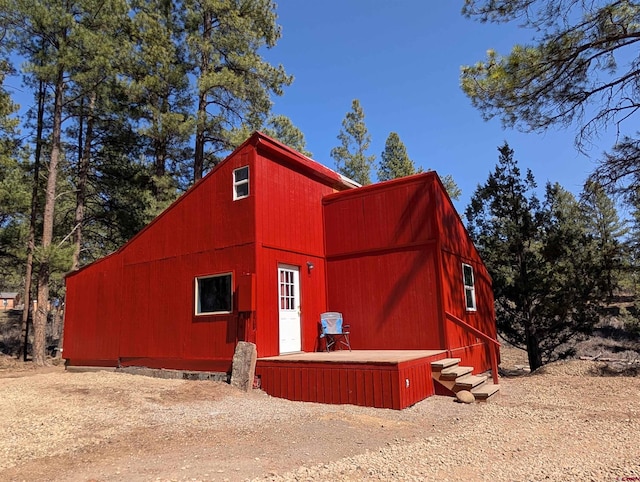 407 Simmons Dr, Pagosa Springs, CO 81147 - exterior space with an outdoor structure