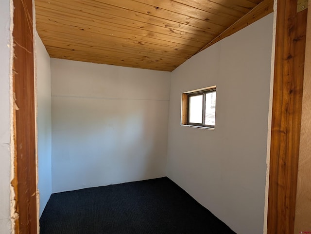 407 Simmons Dr, Pagosa Springs, CO 81147 - carpeted spare room featuring wood ceiling
