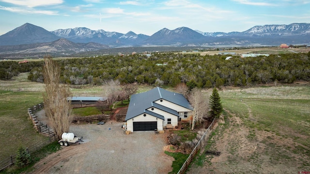 37835 Fruitland Mesa Dr, Crawford, CO 81415 - drone / aerial view featuring a mountain view