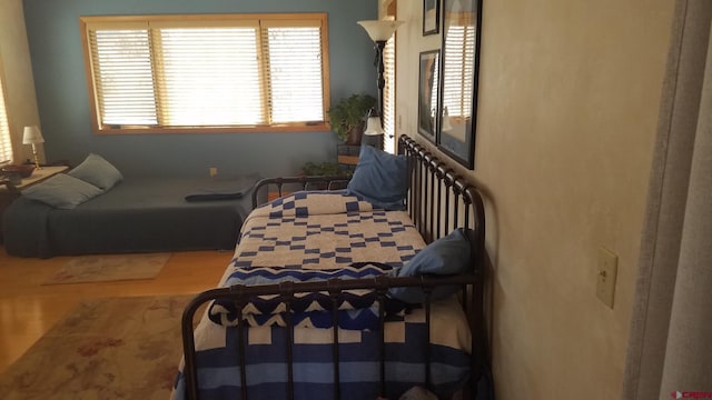 sitting room with wood finished floors
