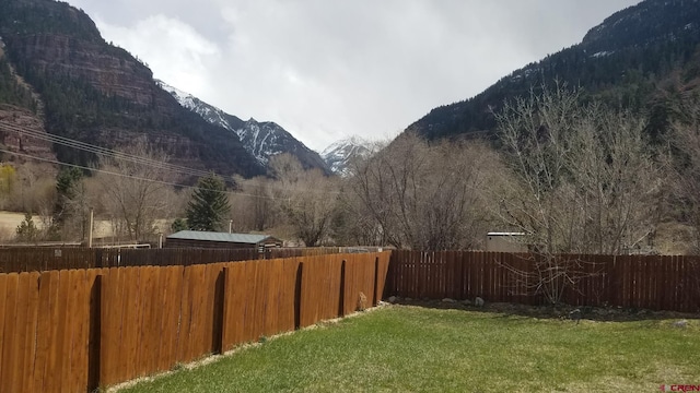 view of mountain feature