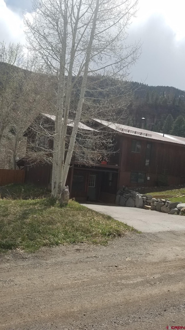 view of front of home