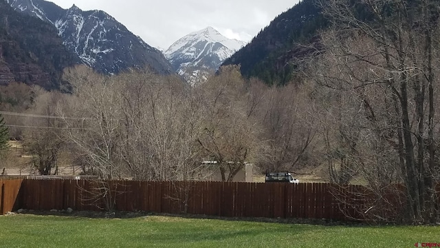view of mountain feature