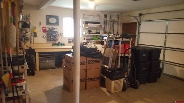 view of storage