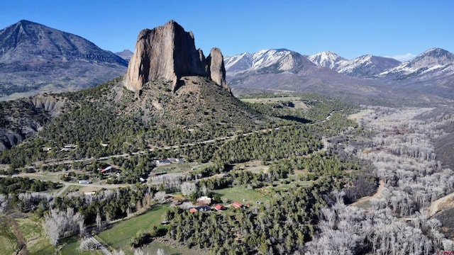 view of mountain feature
