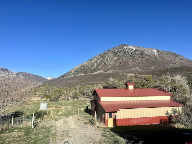 view of mountain feature