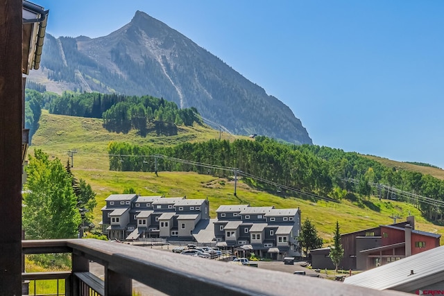 view of mountain feature
